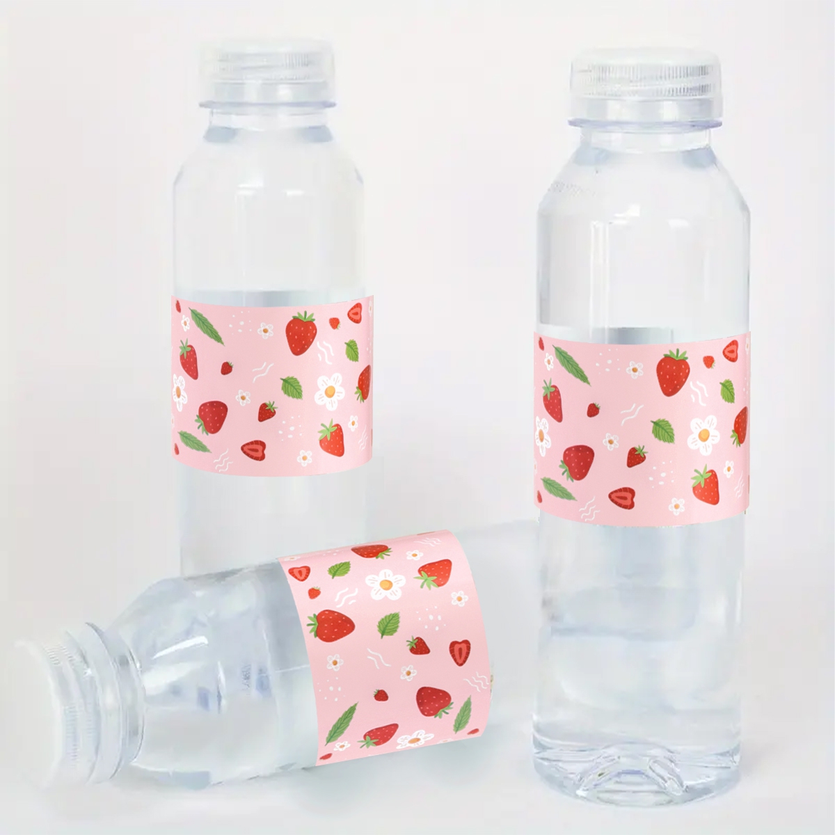 10pcs Strawberry Water Bottle  - Science Of Happiness review and price