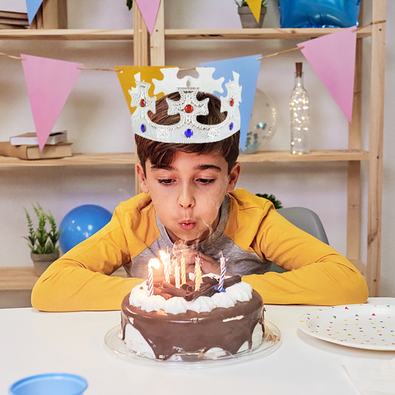 Kids Birthday Hat Gold Silver  - Science Of Happiness review and price