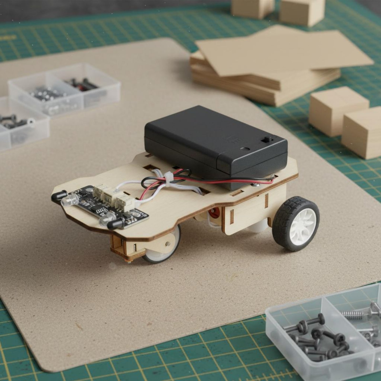 Wooden Intelligent Vehicle Kit - Science Kit review and price